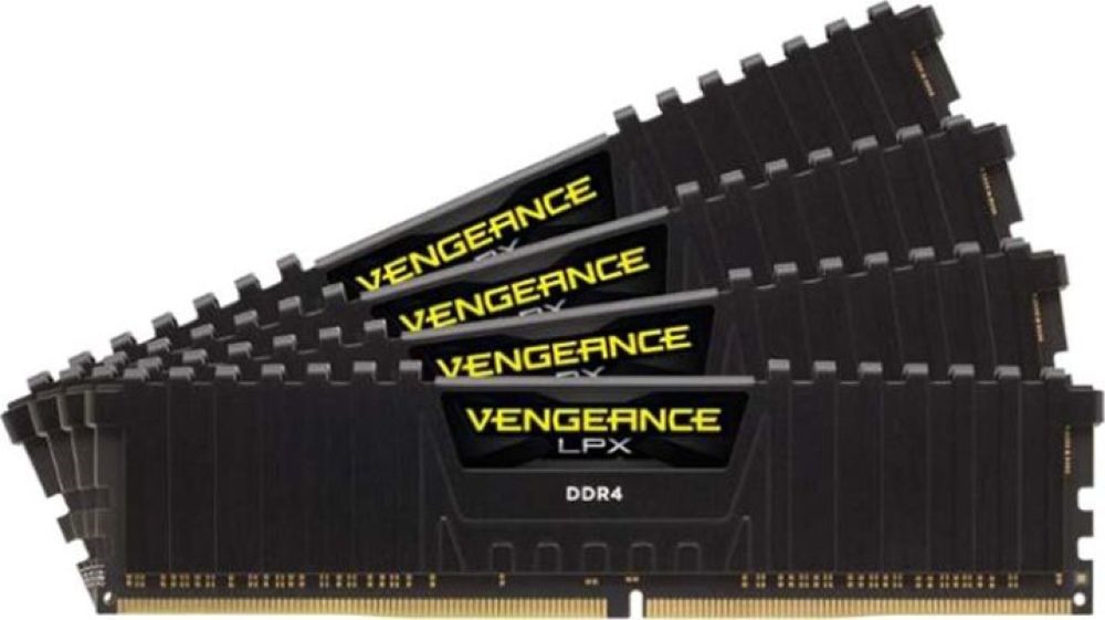 Модуль оперативной памяти Corsair DDR4 64 ГБ (4 х 16 ГБ), CMK64GX4M4C3000C15