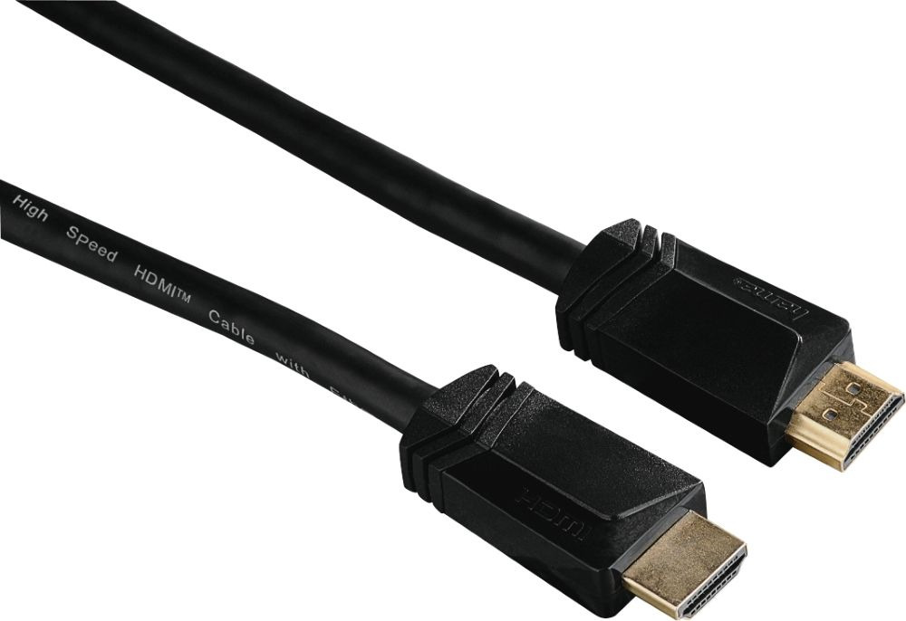 фото Кабель аудио-видео Hama High Speed HDMI (m)/HDMI (m), 5 м, 00122106, черный