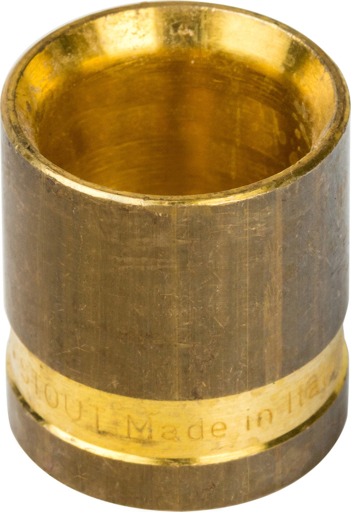 фото Монтажная гильза Stout, для труб из сшитого полиэтилена аксиальный, SFA-0020-000032, желтый, диаметр 32 мм