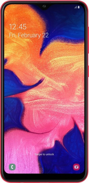 фото Смартфон Samsung Galaxy A10, 32 ГБ, красный