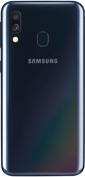 фото Смартфон Samsung Galaxy A40, 64 ГБ, черный