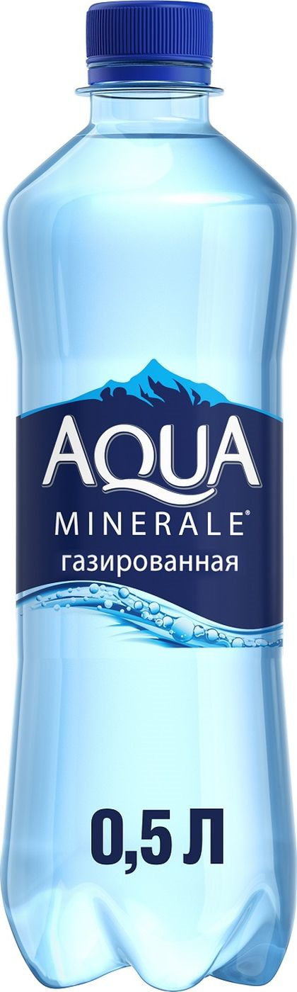 Вода Aqua Minerale, газированная, питьевая, 500 мл