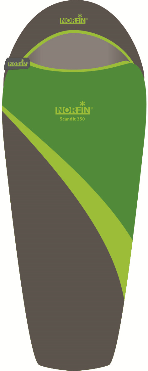 фото Спальный мешок-кокон Norfin Scandic 350 NF L, NF-30105, зеленый