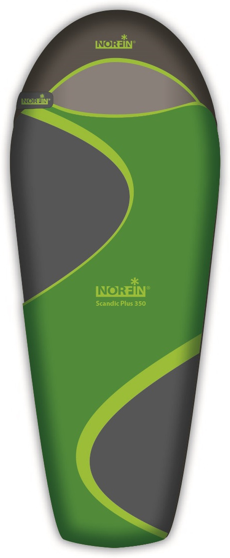 фото Спальный мешок-кокон Norfin Scandic Plus 350 NF R, NF-30110, зеленый