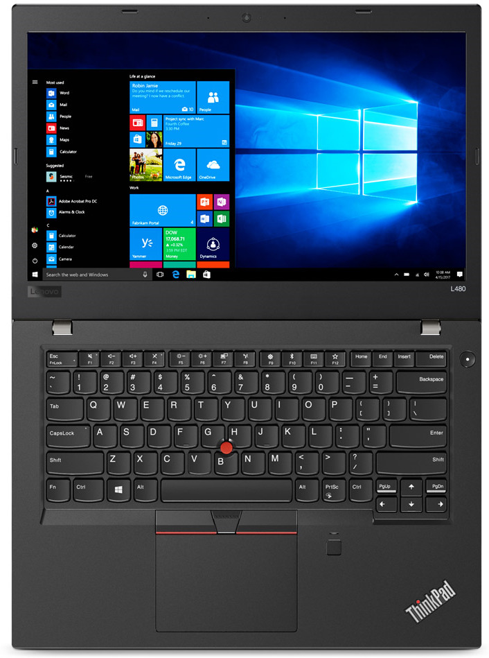 фото Ноутбук Lenovo ThinkPad L480, 20LS0024RT, 14", черный