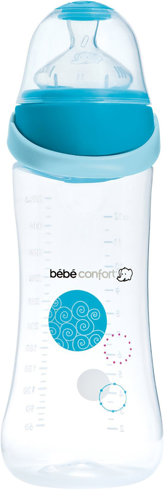 Бутылочка для кормления Bebe Confort Maternity PP, сил. соска для супов и каш, 360 мл, 6-24 голубой Бутылочка для кормления Bebe Confort Maternity PP, сил. соска для супов и каш, 360 мл, 6-24 голубой