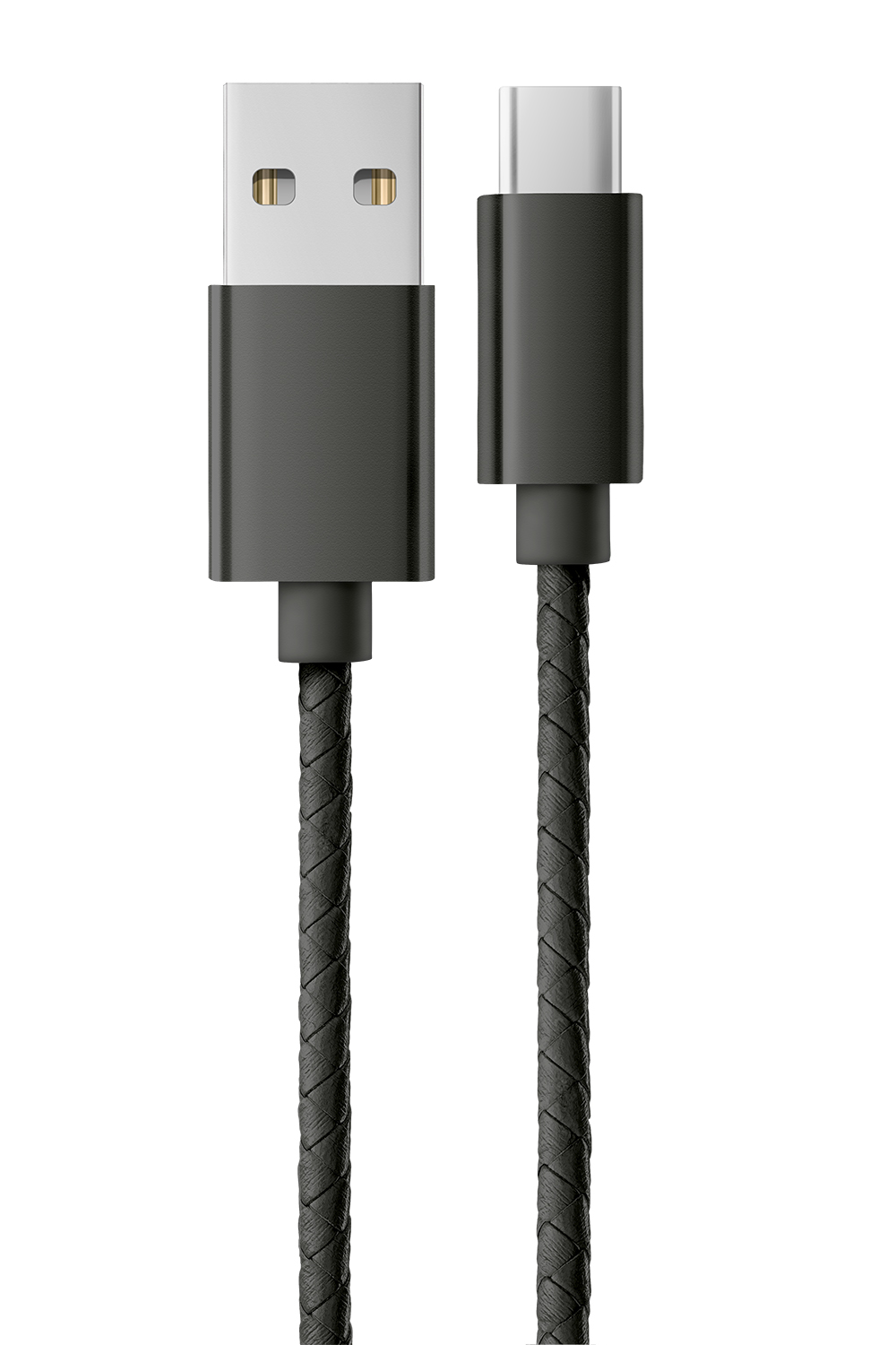 фото Кабель DORTEN USB-C to USB cable: Leather Series 1 meter, черный