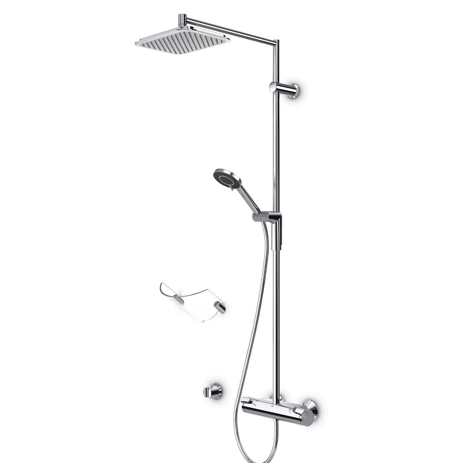 фото Термостат сантехнический Oras Optima 7192U с верхним душем rain shower