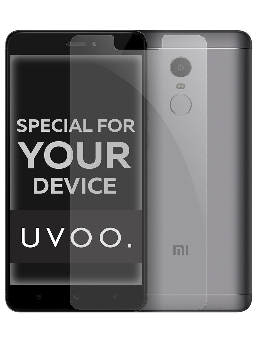 фото Защитное стекло UVOO 2D для Xiaomi Redmi Note 4, прозрачный
