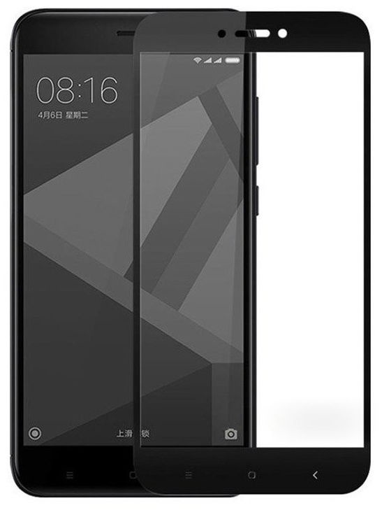 фото Защитное стекло UVOO Full screen для Xiaomi Redmi Note 4X, черный