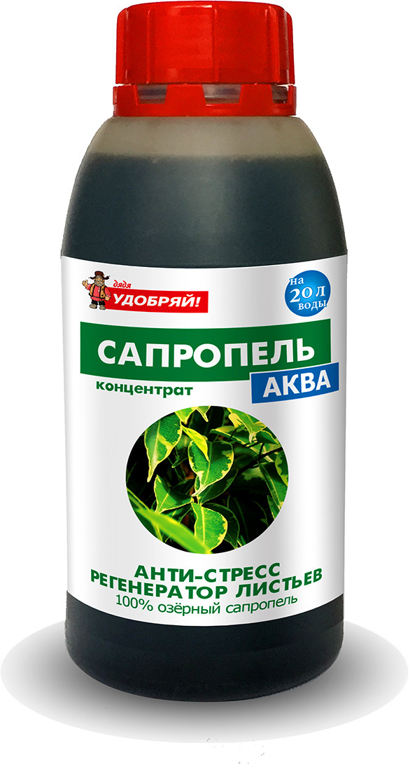 фото Удобрение Дядя Удобряй "Сапропель-Аква Анти-стресс регенератор листьев Супер-концентрат", ДУ-036, 500 мл
