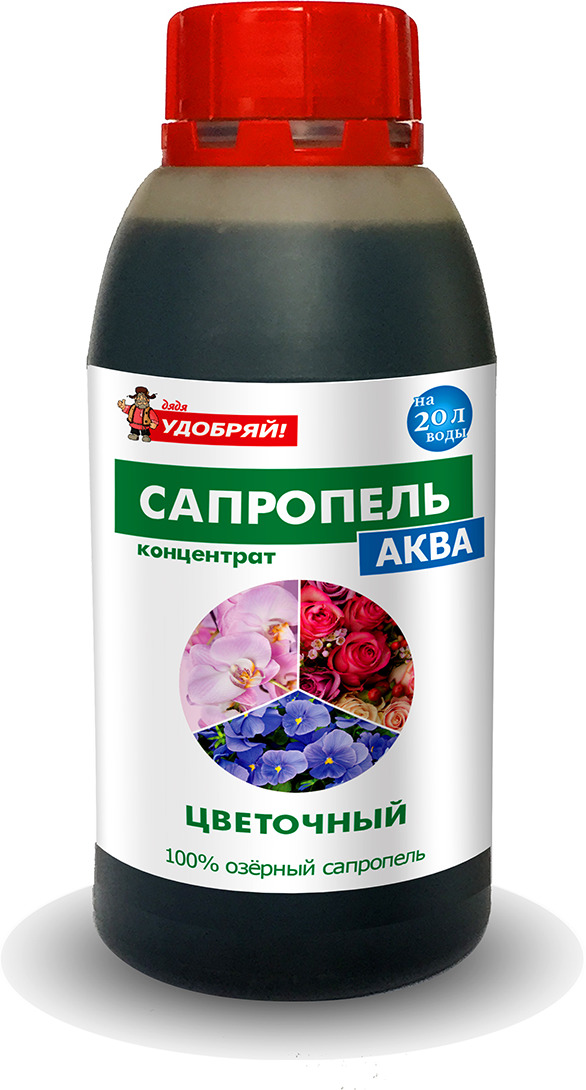 фото Удобрение Дядя Удобряй "Сапропель-Аква Цветочный Супер-концентрат", ДУ-031, 500 мл