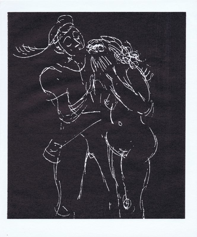 фото Приключения короля Позоля. Лист 17. Сухая игла по серебряной крошке. Франция, 1962 год Жак даниэль