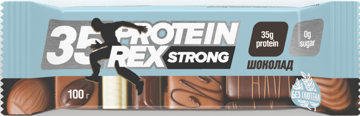 фото Протеиновый батончик Protein Rex Шоколад, 100 г