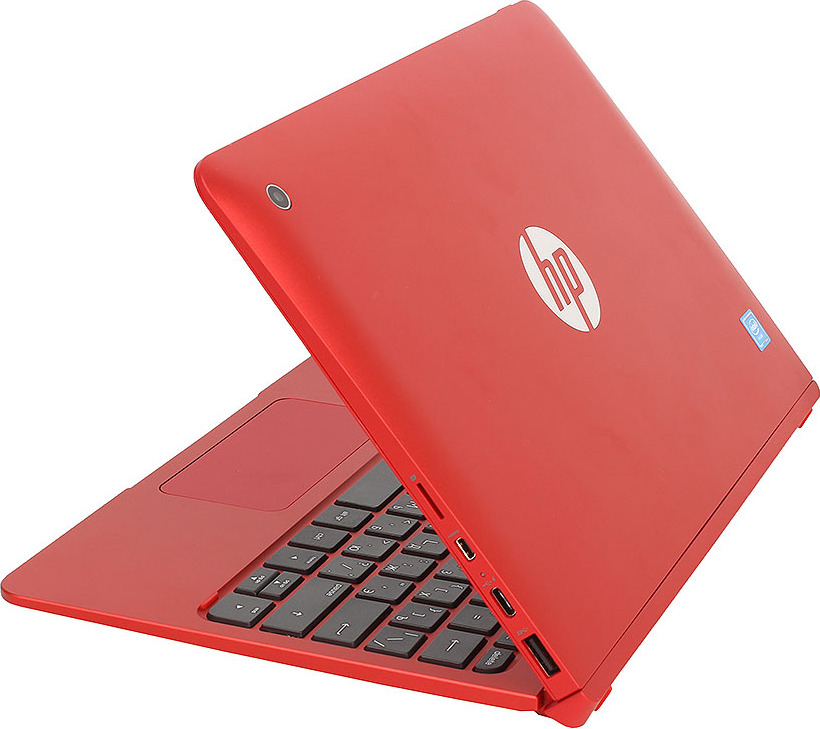 фото Ноутбук HP x2 10-p004ur, Y5V06EA, 10.1", красный