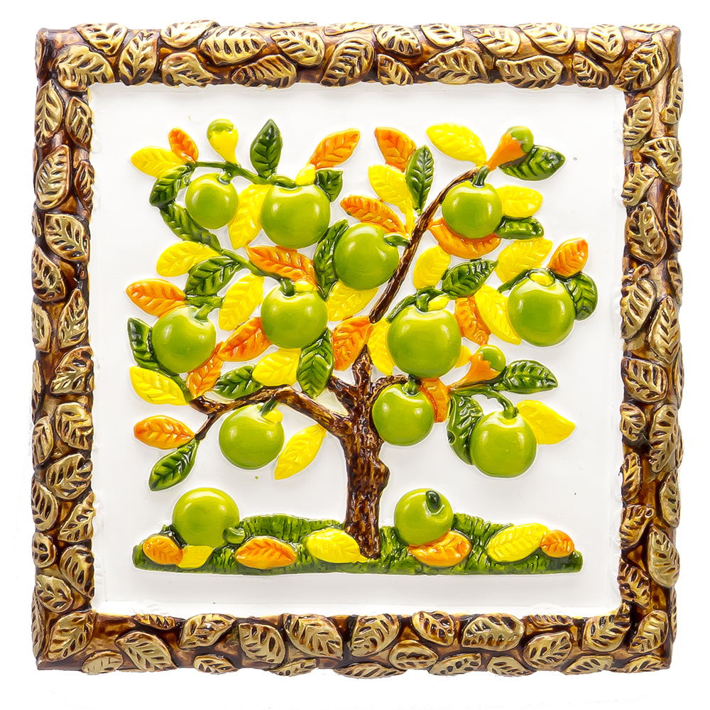 фото Декоративное панно Мастер Чирва Большая яблоня (СК-406), желтый