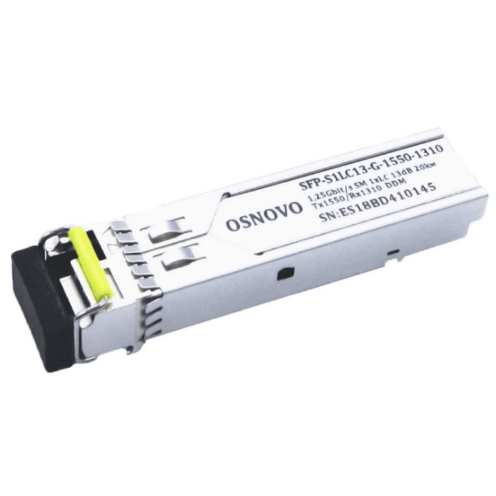 Оптический SFP модуль (трансивер)OSNOVO SFP-S1LC13-G-1550-1310