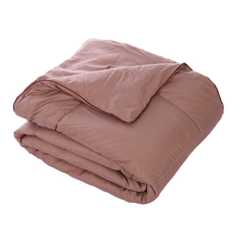 фото Одеяло стеганное "Лайт" Несаден облегченное, наполнитель: силиконизированное микроволокно 200*215 коричневый