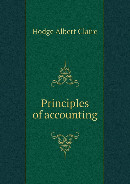 Principles of accounting