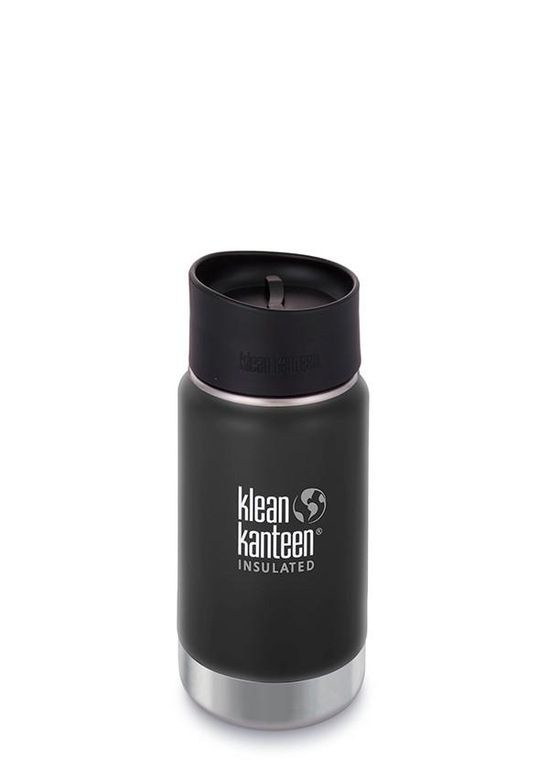 фото Термос Klean Kanteen Wide Cafe Cap 12oz, серебристый