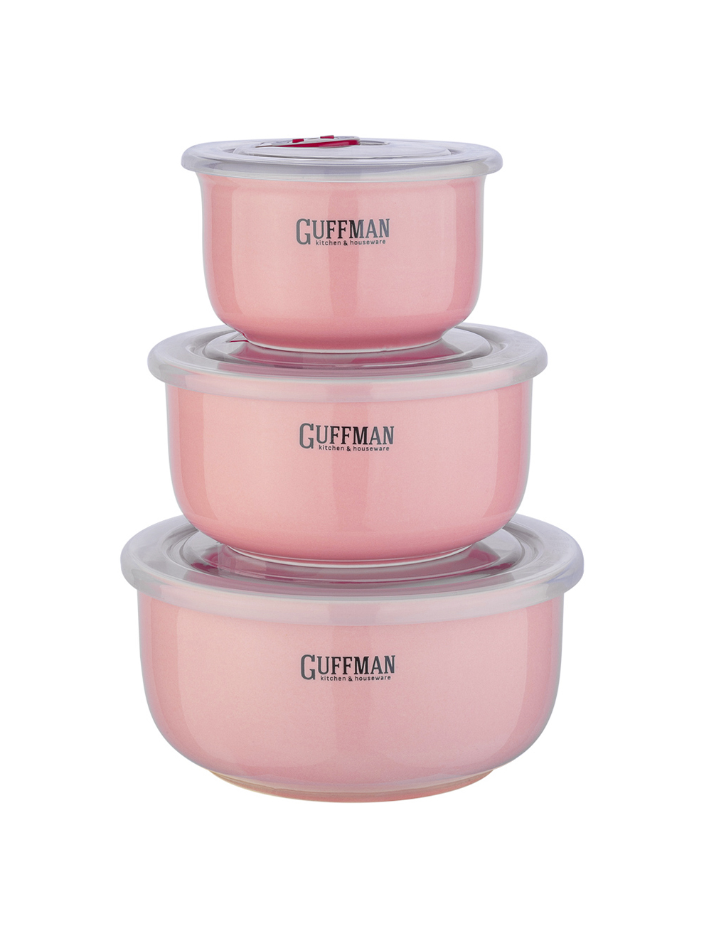 Контейнер пищевой Guffman Ceramics, розовый