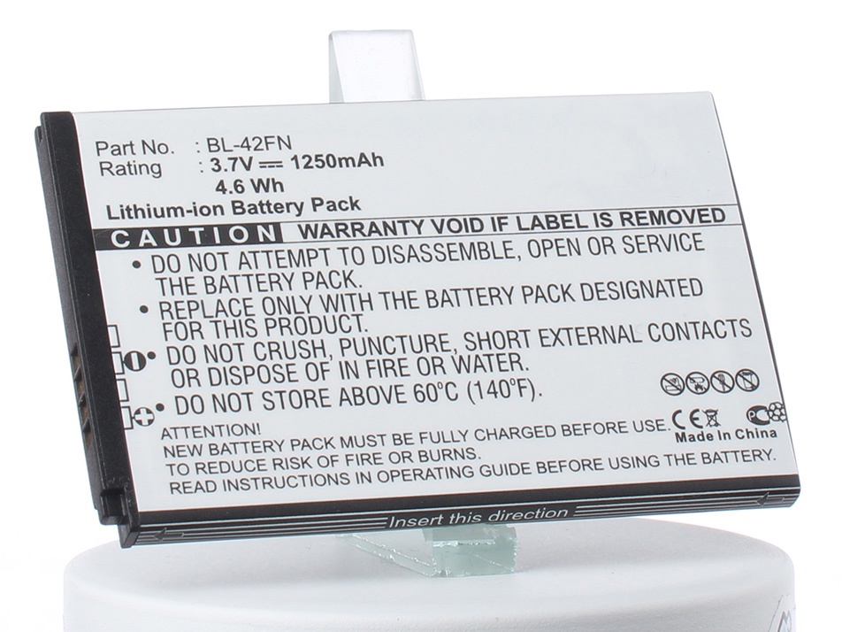 Аккумулятор для телефона iBatt BL-42FN для LG P350, Optimus Me, P350 Optimus Me, C550 Optimus Chat, C550 Аккумулятор для телефона iBatt BL-42FN для LG P350, Optimus Me, P350 Optimus Me, C550 Optimus Chat, C550