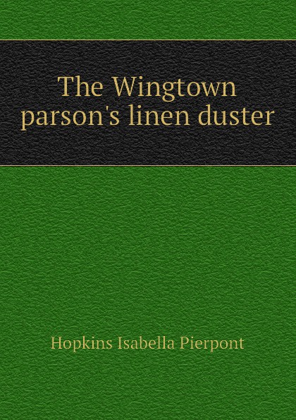 The Wingtown parsons linen duster
