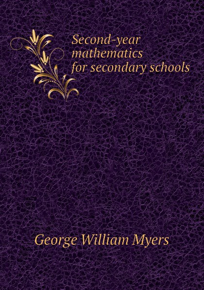 Second-year mathematics for secondary schools