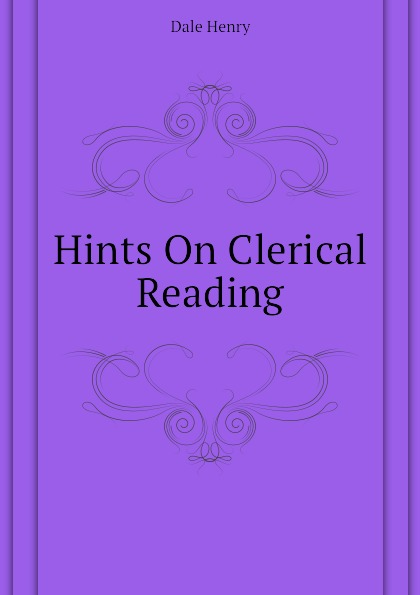 Hints On Clerical Reading