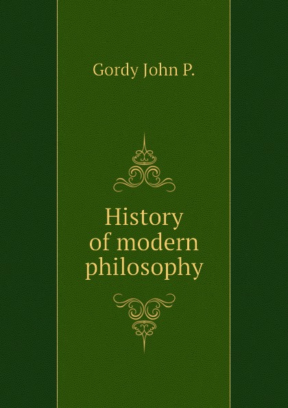 History of modern philosophy