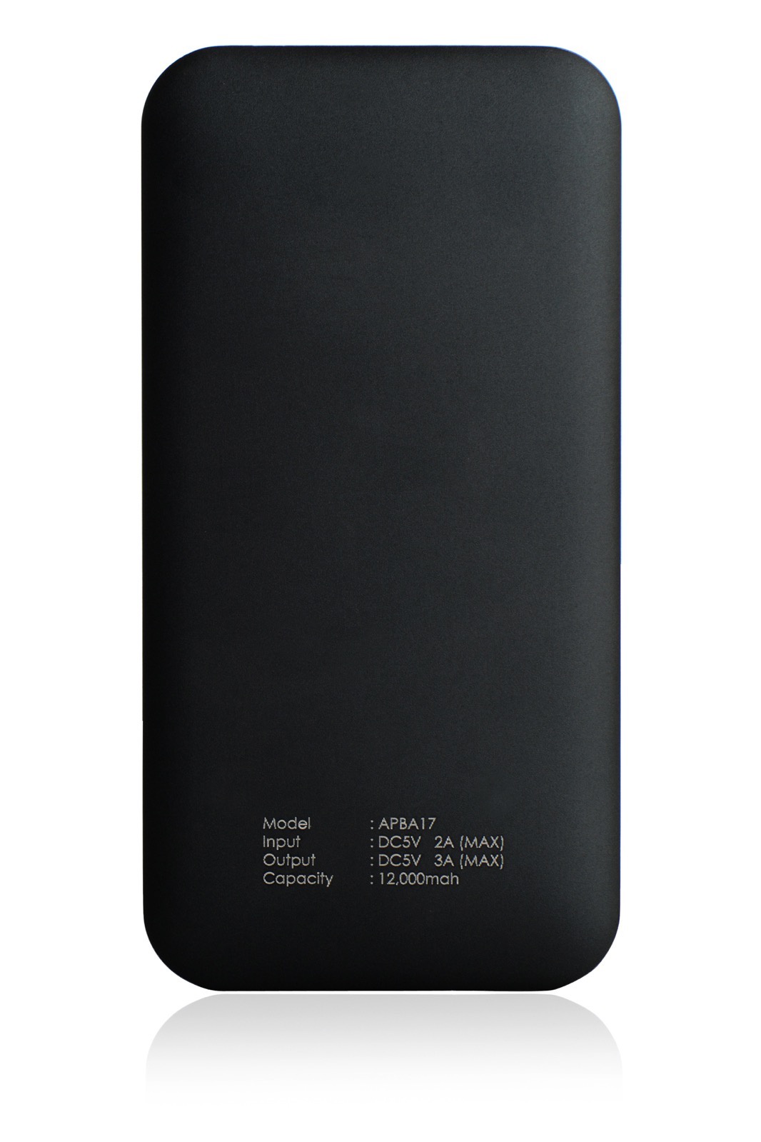 фото Внешний аккумулятор AVF Metal 3.0A 12000mAh 2USB APBA17 black, черный