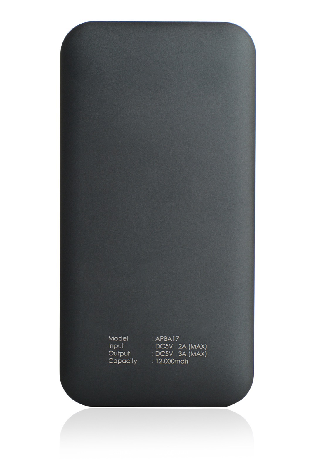 фото Внешний аккумулятор AVF Metal 3.0A 12000mAh 2USB APBA17 gray, черно-серый