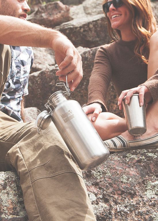 фото Бутылка для воды Klean Kanteen 1000357, серебристый