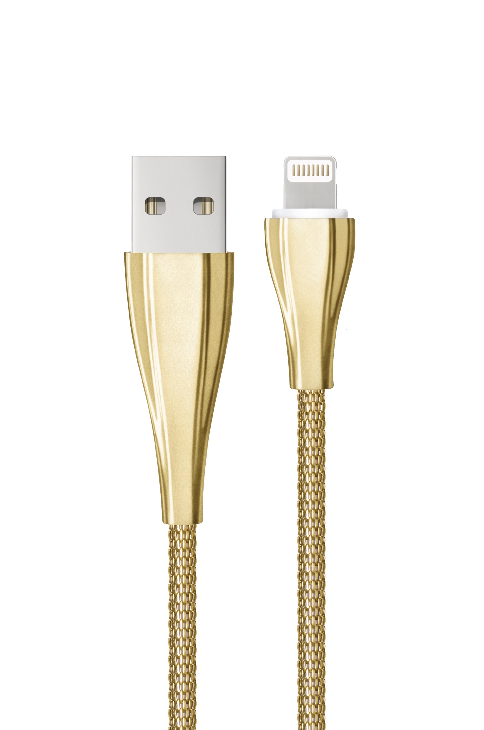 фото Кабель DORTEN Lighting to USB cable: Armor Series 1 meter, золотой