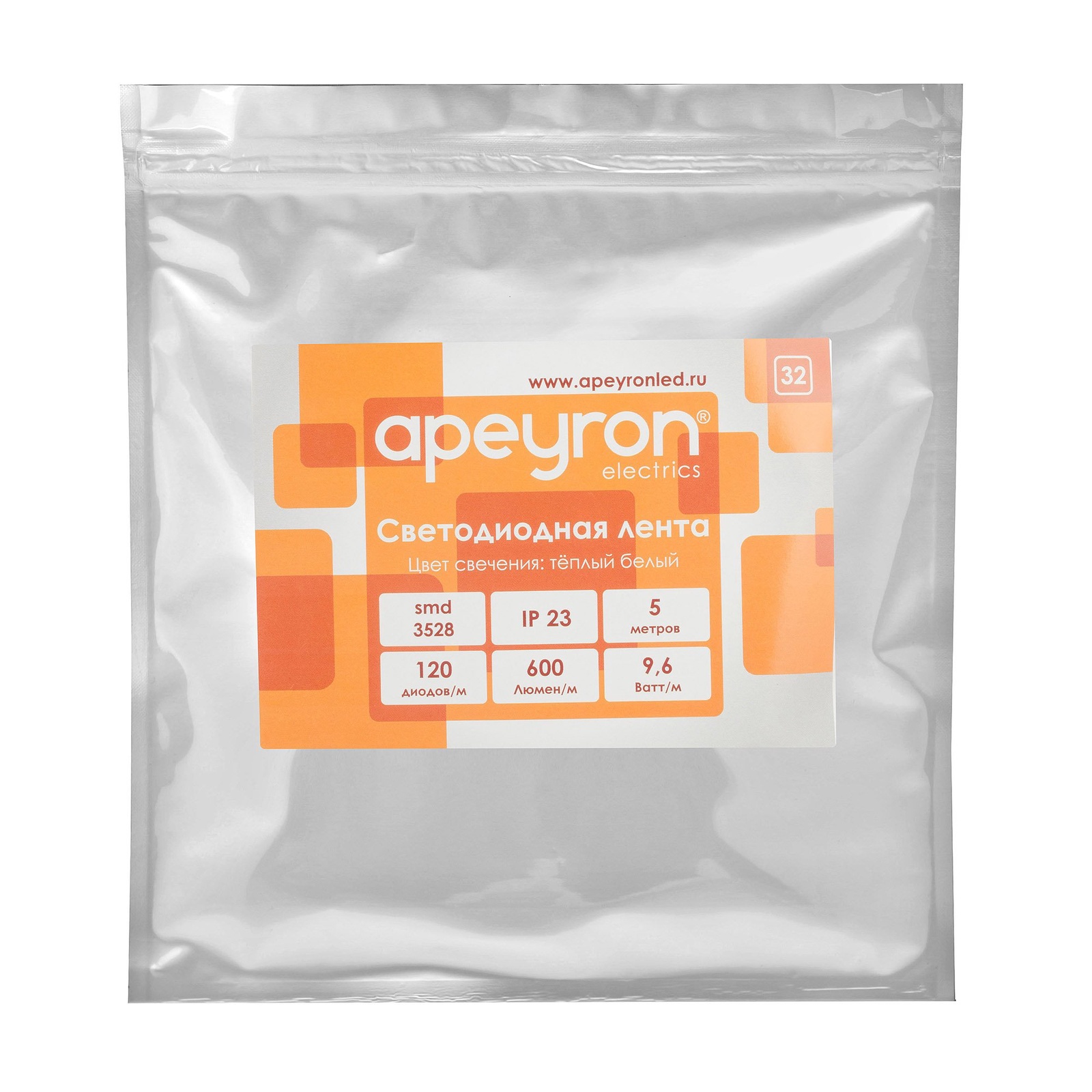 фото Светодиодная лента APEYRON electrics 00-32, От сети 220В