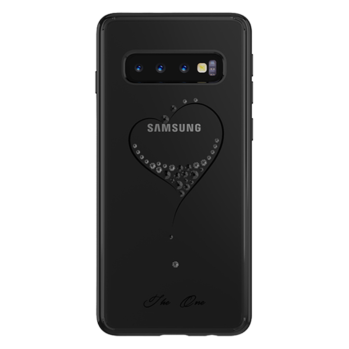 фото Чехол для сотового телефона Kingxbar Wish Series для Galaxy S10 Black, прозрачный, черный