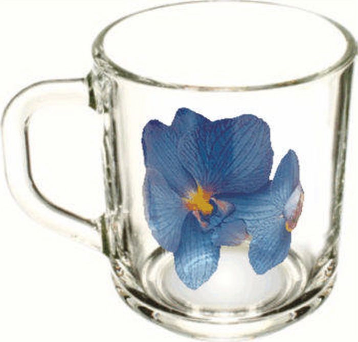 фото Кружка ОСЗ Green tea Орхидея синяя, 200 мл