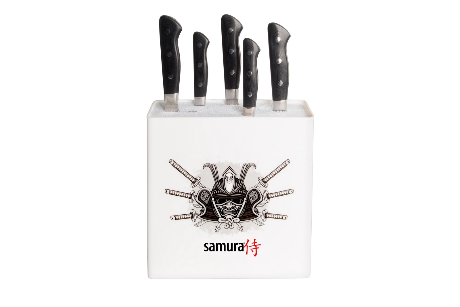 фото Подставка для ножей Samura KBH-101S1/Y, белый