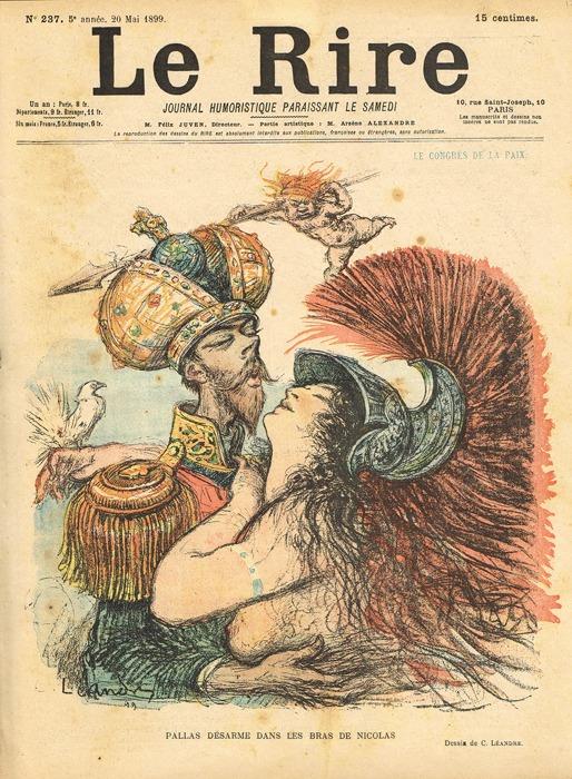 фото Юмористический журнал "Le Rire". Русский царь Николай II. Франция, Felix Juven, 1899 год