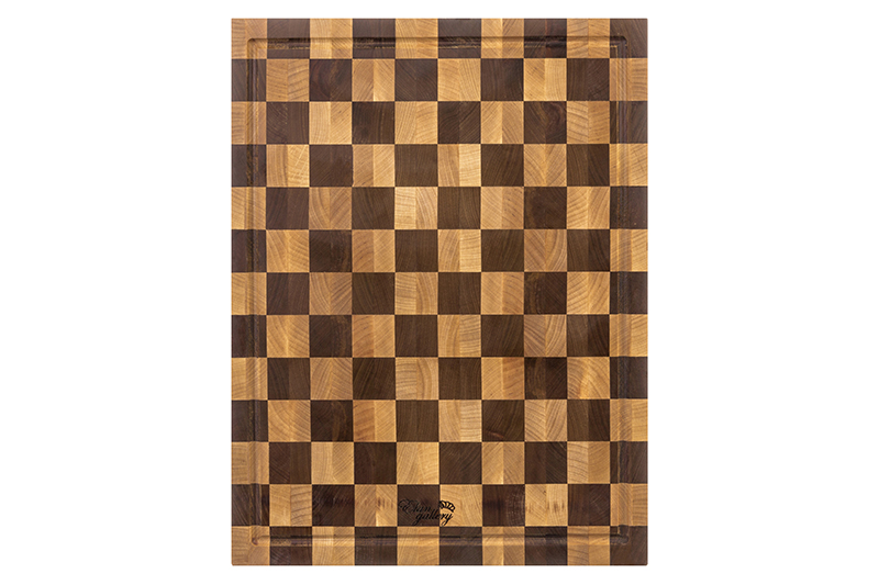 фото Разделочная доска Elan Gallery Шахматы, коричневый, черный