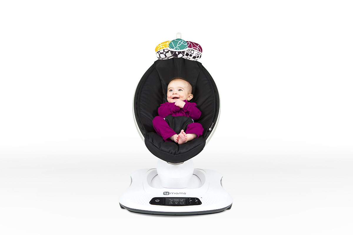 фото Качели для новорожденных 4moms MamaRoo 4.0 - черная