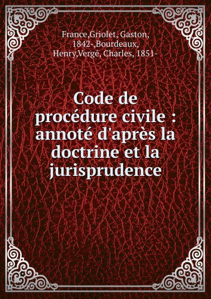 где купить Griolet France Code de procedure civile по лучшей цене