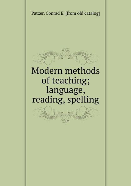 Modern methods of teaching