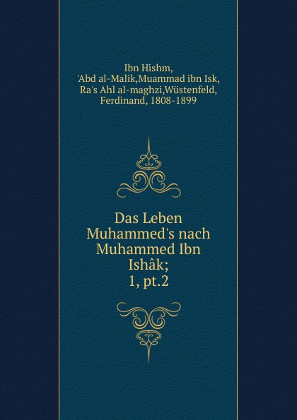 Das Leben Muhammed.s nach Muhammed Ibn Ishak