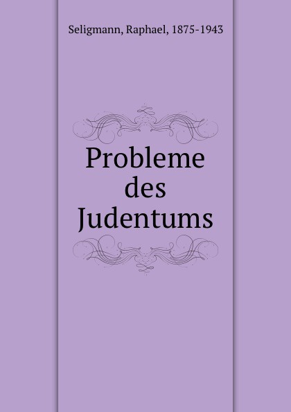 Probleme des Judentums