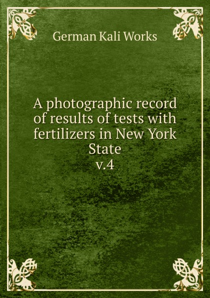 A photographic record of results of tests