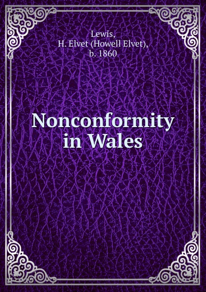 Nonconformity in Wales