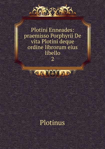 Plotini Enneades