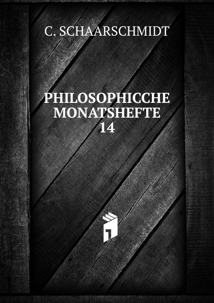 PHILOSOPHICCHE MONATSHEFTE