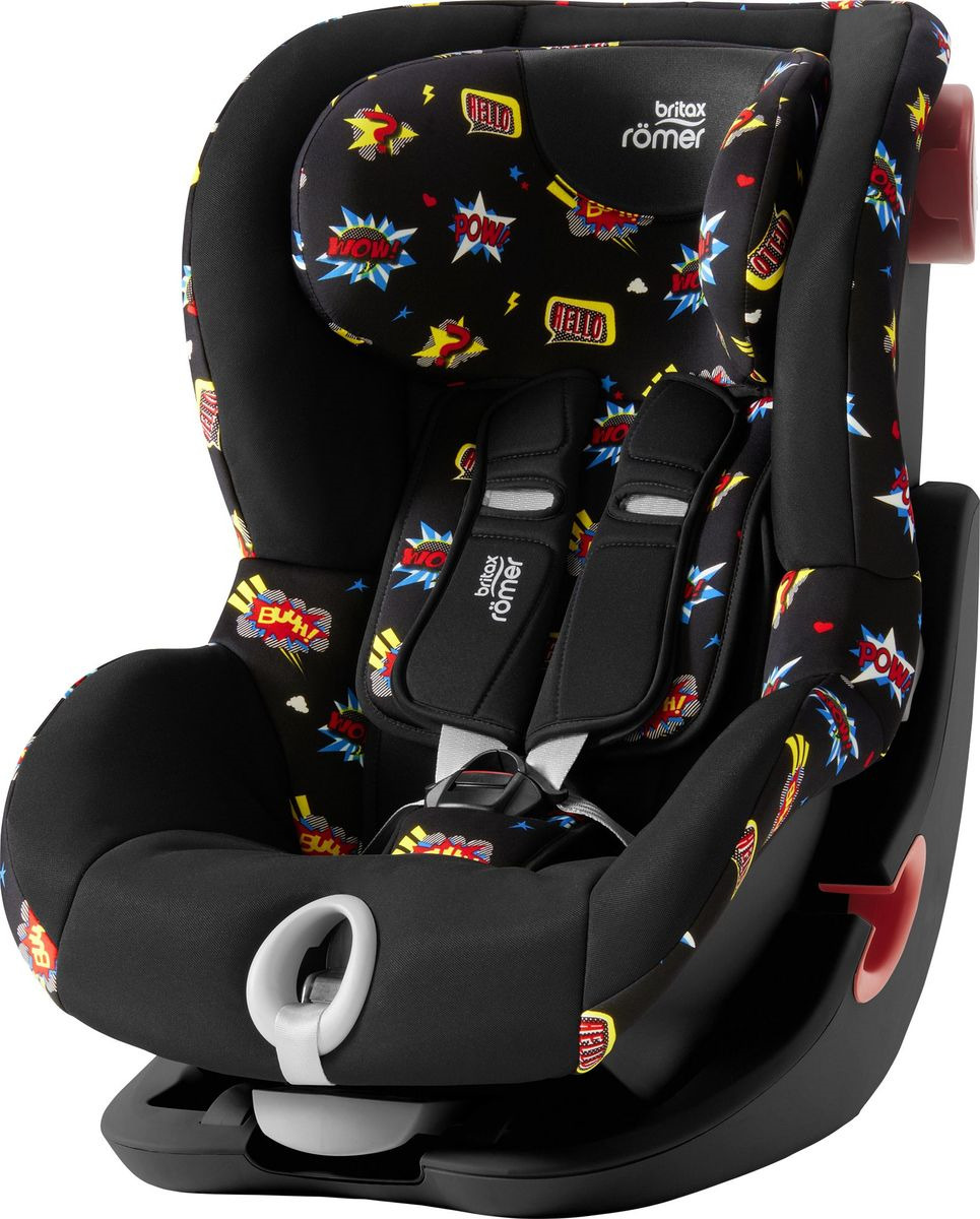 фото Автокресло Britax Roemer King II Black Series Comic Fun Highline